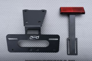 Porta-matrícula AVDB KAWASAKI ZX6R 636 2005 - 2006