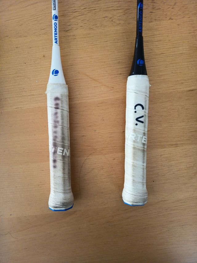 2 Raquetas bádminton + accesorios