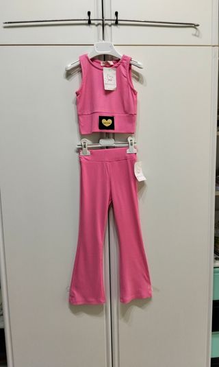 Completo bambina 3-4 anni rosa