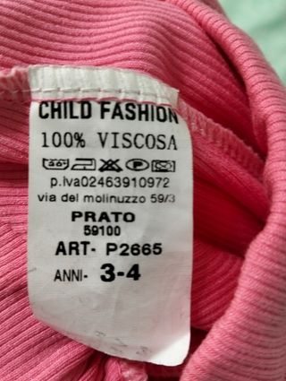 Completo bambina 3-4 anni rosa