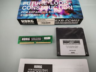 鍵盤楽器 KORG EXB-PCM03 FUTURE LOOP CONSTRUCTION KORG TRITON - Sequencing With EXPANSION Card Drums Korg Exb-PCM03