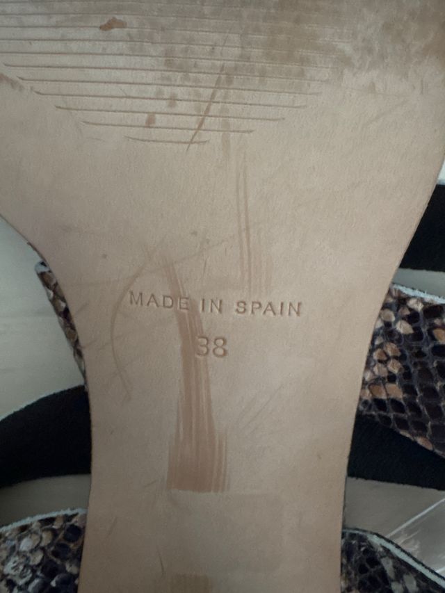 Sandalias PIEL t. 38