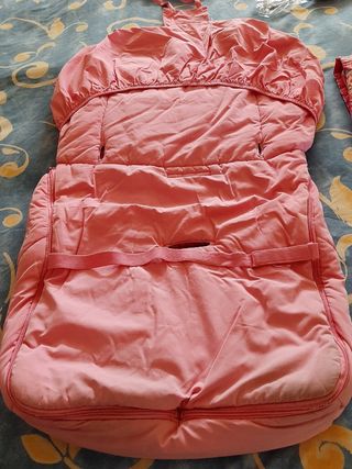 Saco, colchoneta y sombrilla bebé