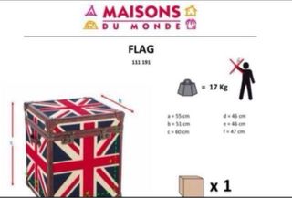 Baúl Maisons du Monde estilo vintage HOY RECOGER