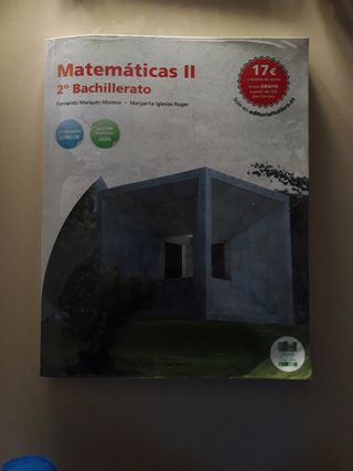 Libro de matemáticas segundo de bachillerato 
