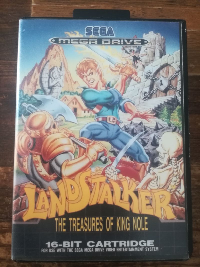 Imagen de Landstalker Mega Drive PAL Europea buena.