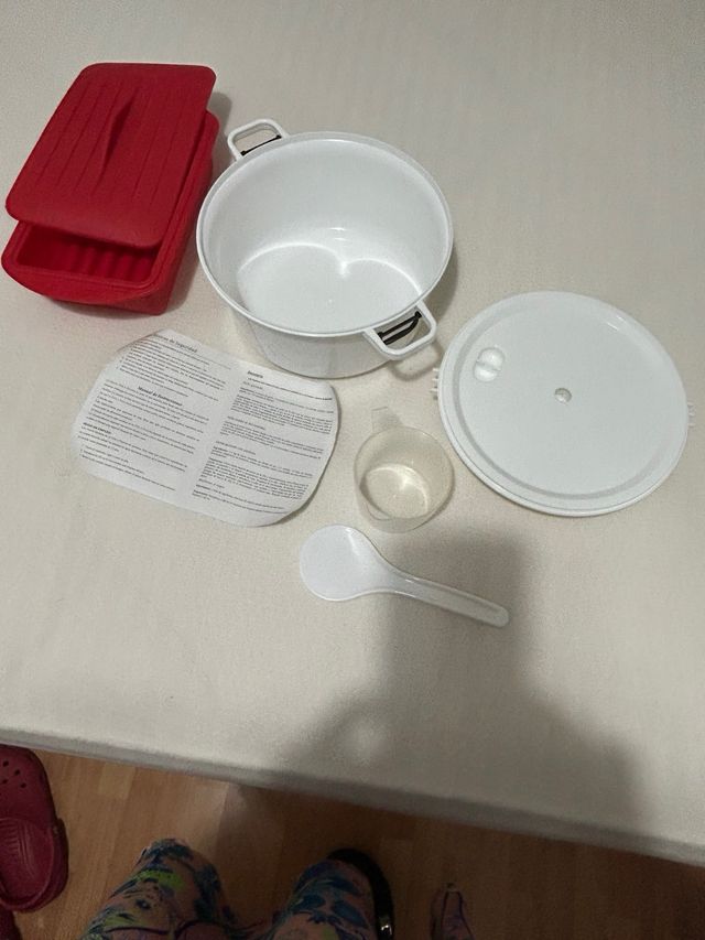 Olla+Vaporeta silicona microondas