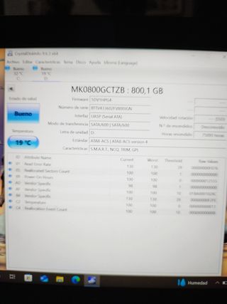 Memoria SSD Intel 800GB Sata DC S3700