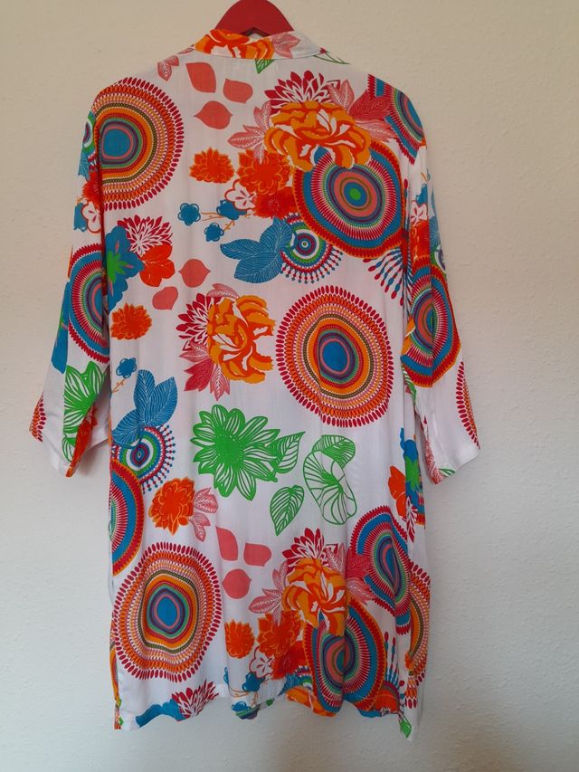Vestido playero multicolor