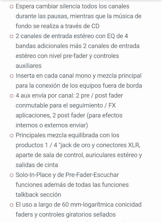 BEHRINGER SX2442FX Mezclador 24 canales URGE VENDE