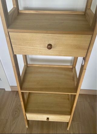 Estantería madera 2 cajones. URGE POR MUDANZA 