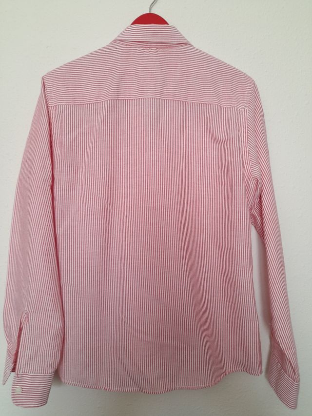 Camisa Fornarina rayas rojas y blancas