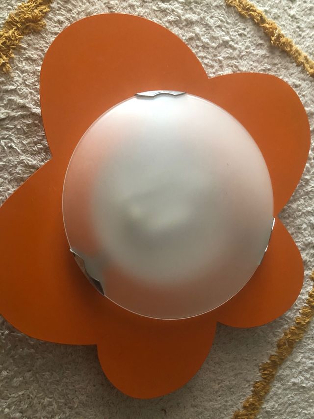 Lámpara Flor Naranja - Infantil