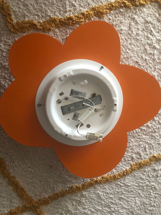 Lámpara Flor Naranja - Infantil