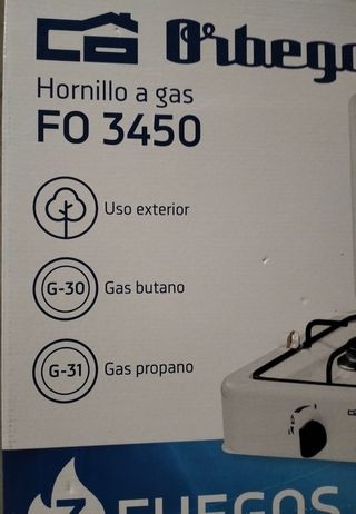 Hornillo gas Orbegozo FO 3450