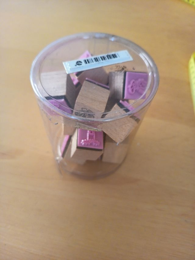 Sellos Navidad infantiles - 12 uds