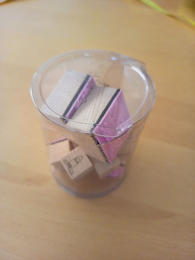 Sellos Navidad infantiles - 12 uds