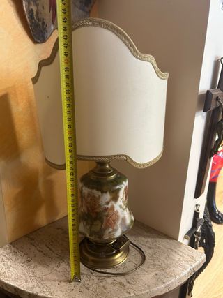 Lampada vintage anni '70 floreale