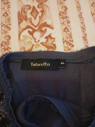 Camiseta Tintoretto con pedrería