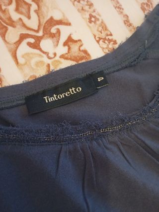 Camiseta Tintoretto con pedrería