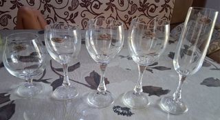 Juego copas Bohemia Crystalex