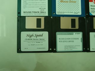 Lote II de disquetes con software antiguo PC - DOS