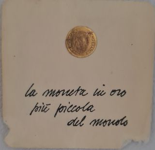 Moneta oro piccola