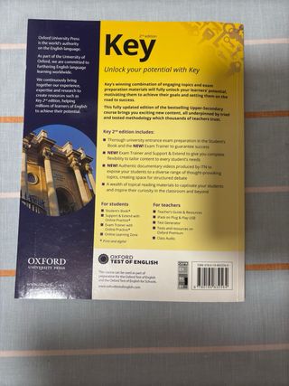 Libro de ingles 1 BACHILLERATO oxford key