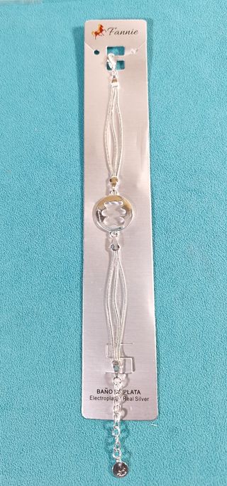 Pulseras "-OSITO-" Baño plata 925