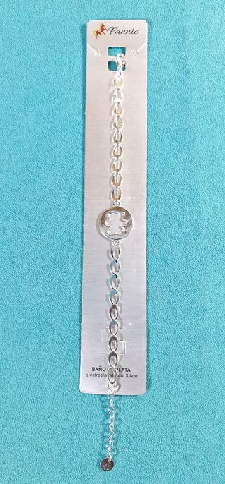 Pulseras "-OSITO-" Baño plata 925
