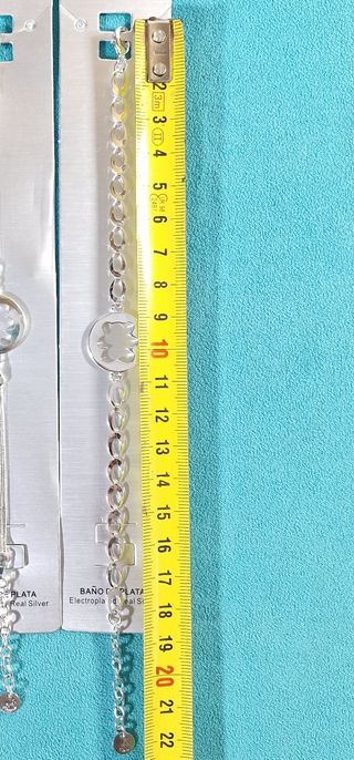 Pulseras "-OSITO-" Baño plata 925