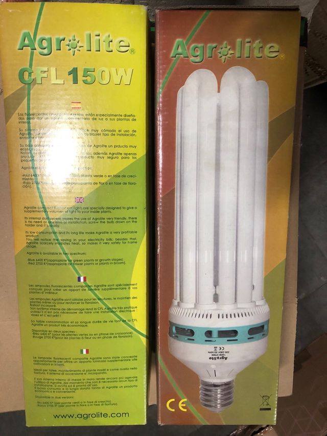 Agrolite CFL 150W - 2 bombillas