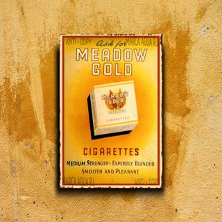 PLACA METALICA TABACO CARTEL METAL DECORATIVO