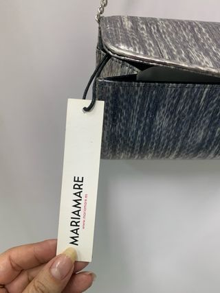 Bolso Maria Mare gris plata