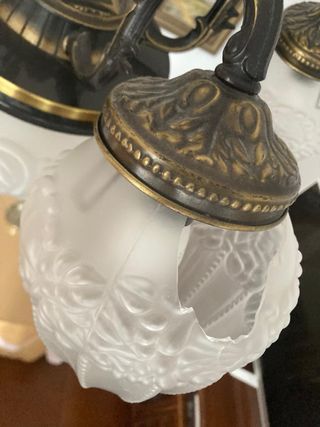 Lámpara techo vintage con pequeño desperfecto