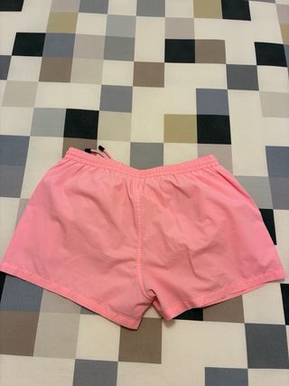Bañador Zara rosa hombre