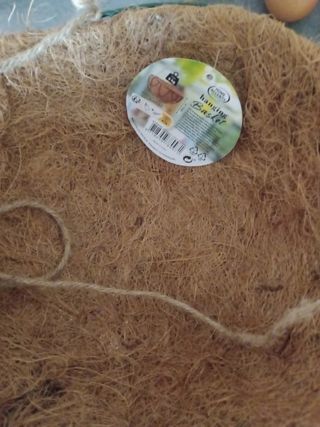 MACETA COLGANTE DE FIBRA DE COCO, NUEVA 