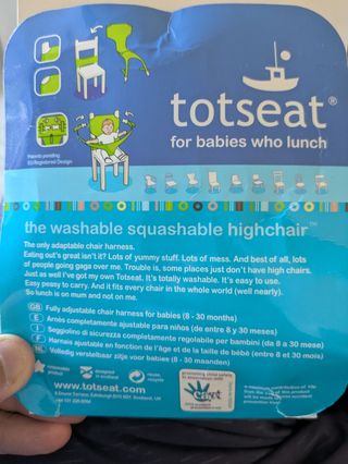 Trona viaje bebé - plegable. Totseat