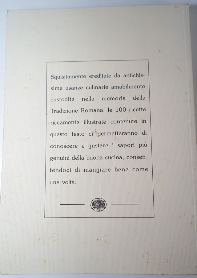 Libro cocina italiana (romana)