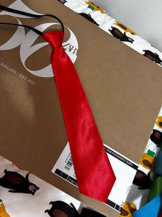 Corbata roja niño - disfraz
