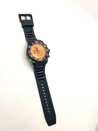 RELOJ CHASE DURER DW-0119 + CAJA ESFERA NARANJA/CORREA CAUCHO