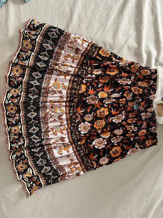 Mini Falda Shein Flores - Talla S