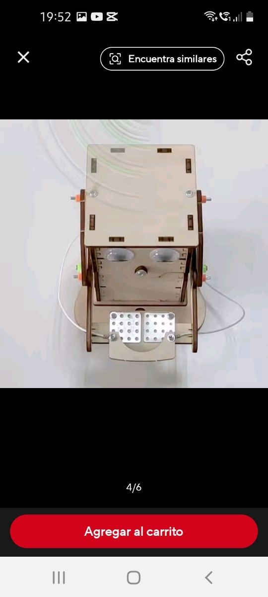 Robot hucha de madera DIY