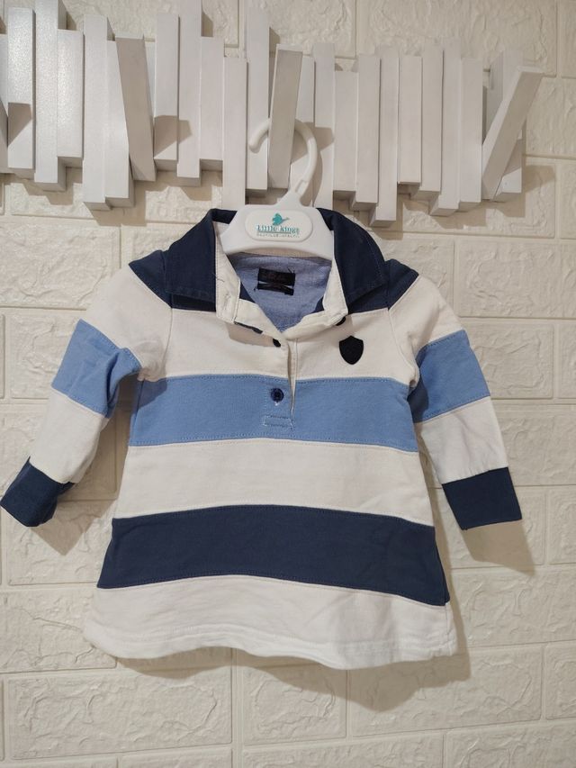 Vestido rayas NelBlu 6-9m