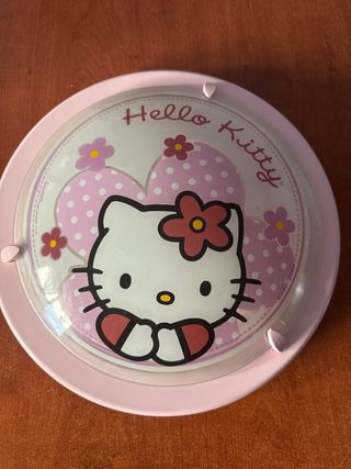 Lampara de techo Hello Kitty en perfecto estado