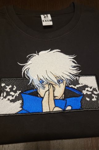 Maglia Gojo Satoru ricamata