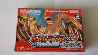 Pokémon Rojo Fuego para Gameboy Advance en japonés