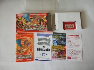 Pokémon Rojo Fuego para Gameboy Advance en japonés
