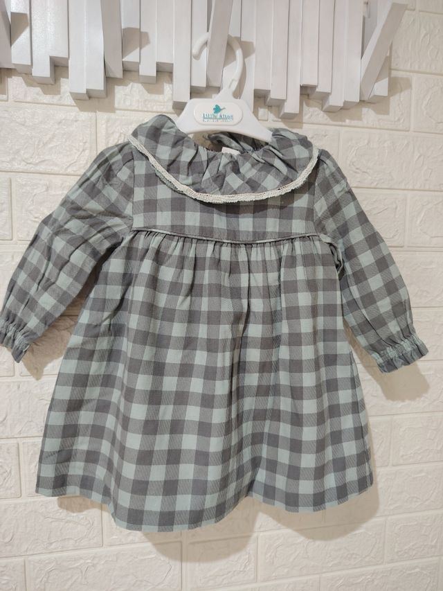 Vestido niña cuadros - Miranda - 24 meses