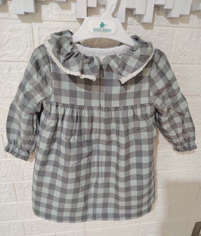 Vestido niña cuadros - Miranda - 24 meses